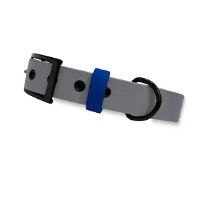 Outlet | Halsband Biothane Sports Grau Blau XS 24-28.5cm