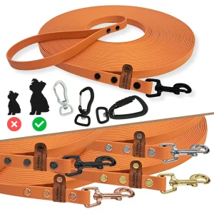 Standard Schleppleine | Apricot | optional mit fester Handschlaufe