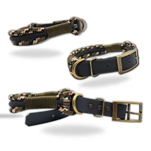 Tau-Halsband | Anthrazit-Camouflage