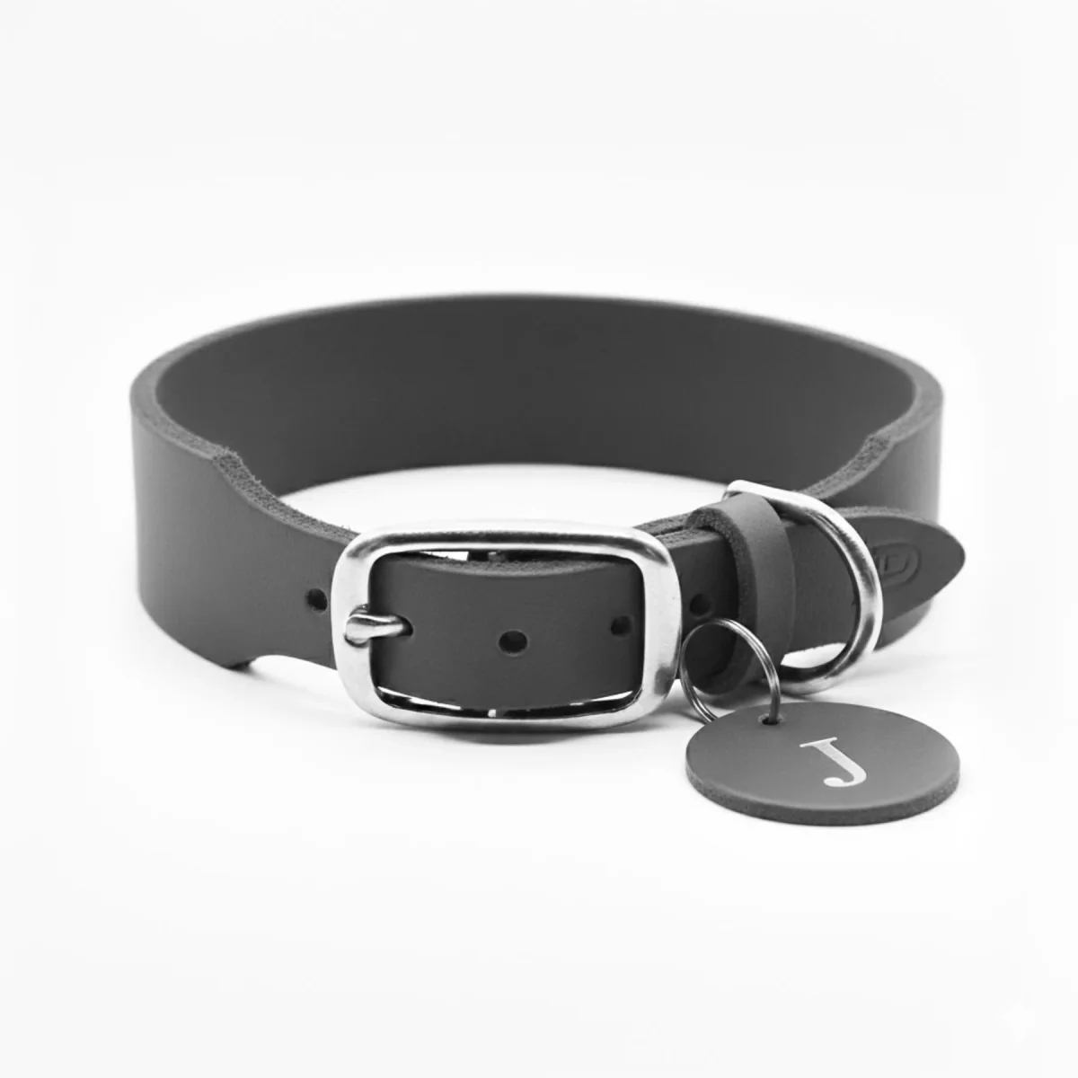 Personalizable collar with name | Stone gray – Bild 6